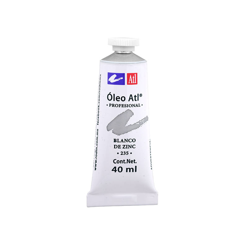15077 - PINTURA PARA OLEO 40ML BLANCO DE ZINC