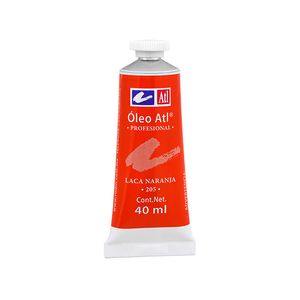 Pintura Para Oleo 40Ml Laca Naranja 205