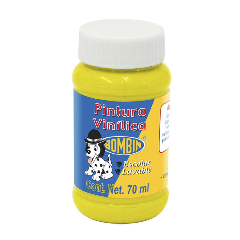 15156 - PINTURA VINILICA BOMBIN 70ML AMARILLO