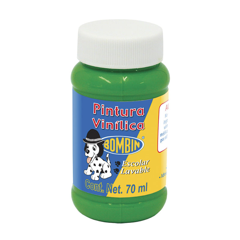 15166 - PINTURA VINILICA BOMBIN 70ML VERDE
