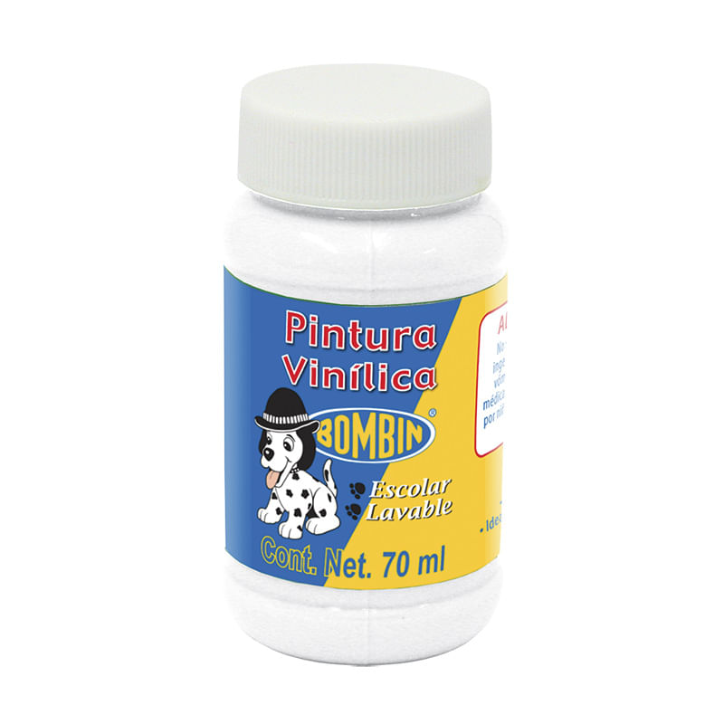 15159 - PINTURA VINILICA BOMBIN 70ML BLANCO