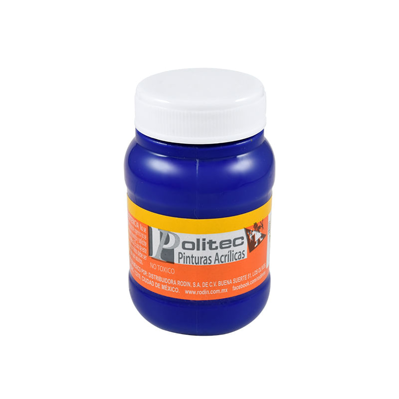 16414 - PINTURA ACRILICA POLITEC 100ML AZUL COBALTO