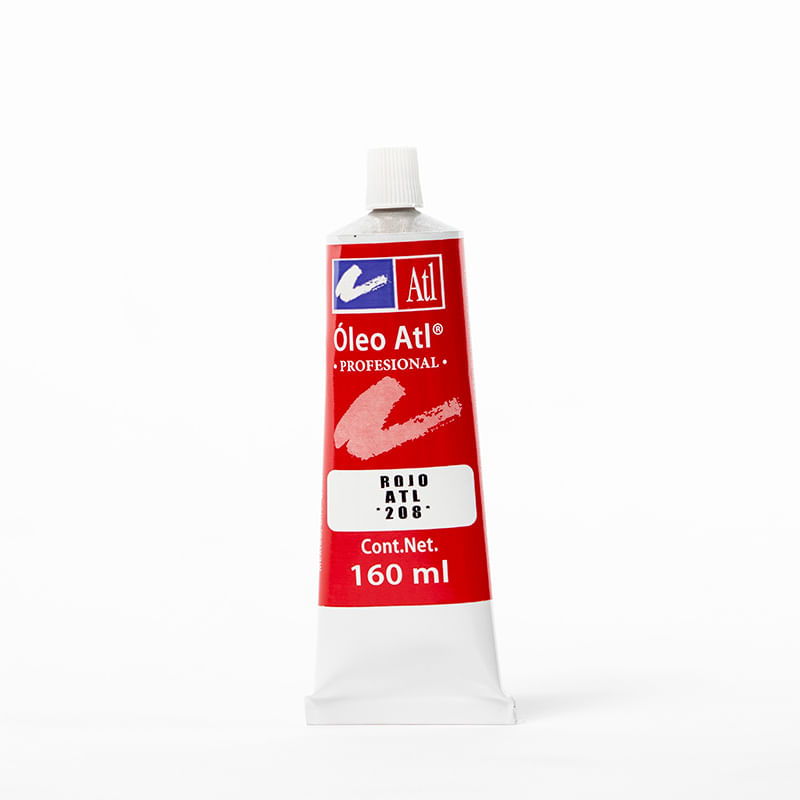 15062 - PINTURA PARA OLEO 160ML ROJO ATL