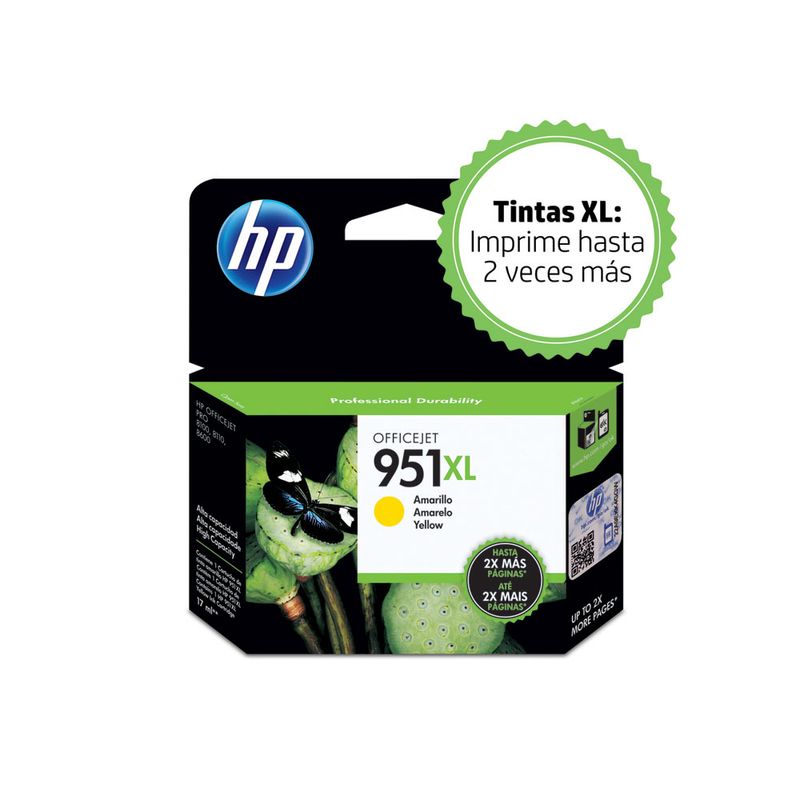 3728 - CARTUCHO DE TINTA HP 951XL AMARILLO CN048AL