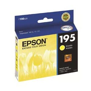Cartucho De Tinta Epson 195 Amarillo T195420