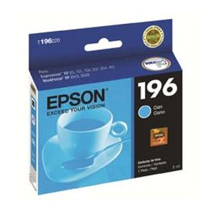Cartucho De Tinta Epson 196 Cyan T196220