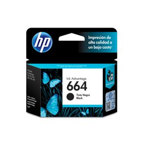 Cartucho De Tinta Hp 664 Negro Original F6V29Al