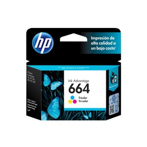 Cartucho De Tinta Hp 664 Color Original F6V28Al