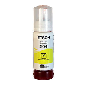 Botella De Tinta Epson T504 Amarilla T504420-Al