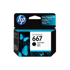 Cartucho De Tinta Hp 667 Negro Original 3Ym79Al