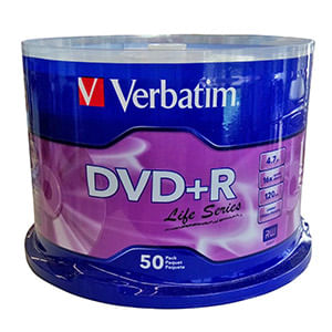 16496 - DISCO DVD+R 4 7GB 16X C/50PZAS