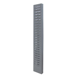 15686 - TARJETERO GRIS PARA RELOJ CHECADOR 12X91X3 5 CON 25 ESPACIOS