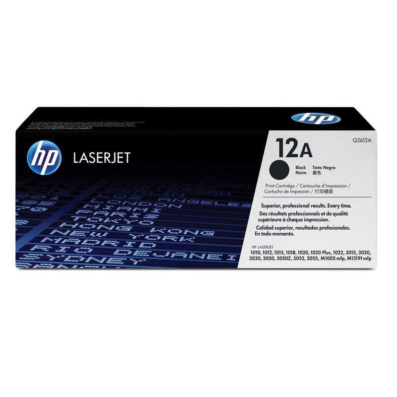 TONER LASER HP 12A NEGRO Q2612A