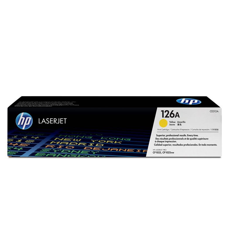 15864 - TONER LASER HP 126A AMARILLO CE312A