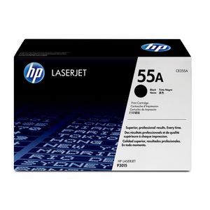 Toner Laser Hp 55A Negro Original Ce255A