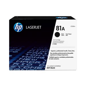 Toner Laser Hp 81A Negro Original Cf281A