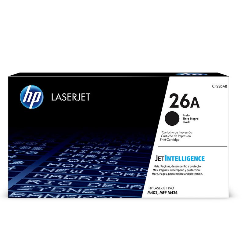 15890 - TONER LASER HP 26A NEGRO CF226A