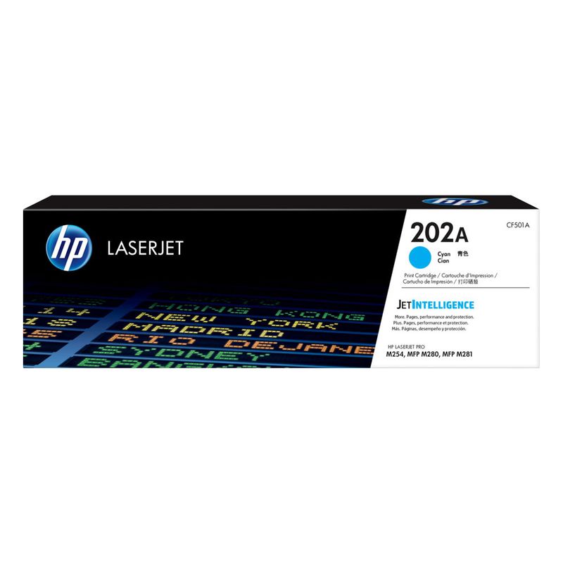 29584 - TONER LASER HP 202A CYAN CF501A