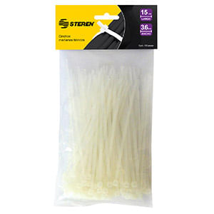 16513 - CINCHOS DE PLASTICO 150MM X 3 4MM BOLSA CON 100