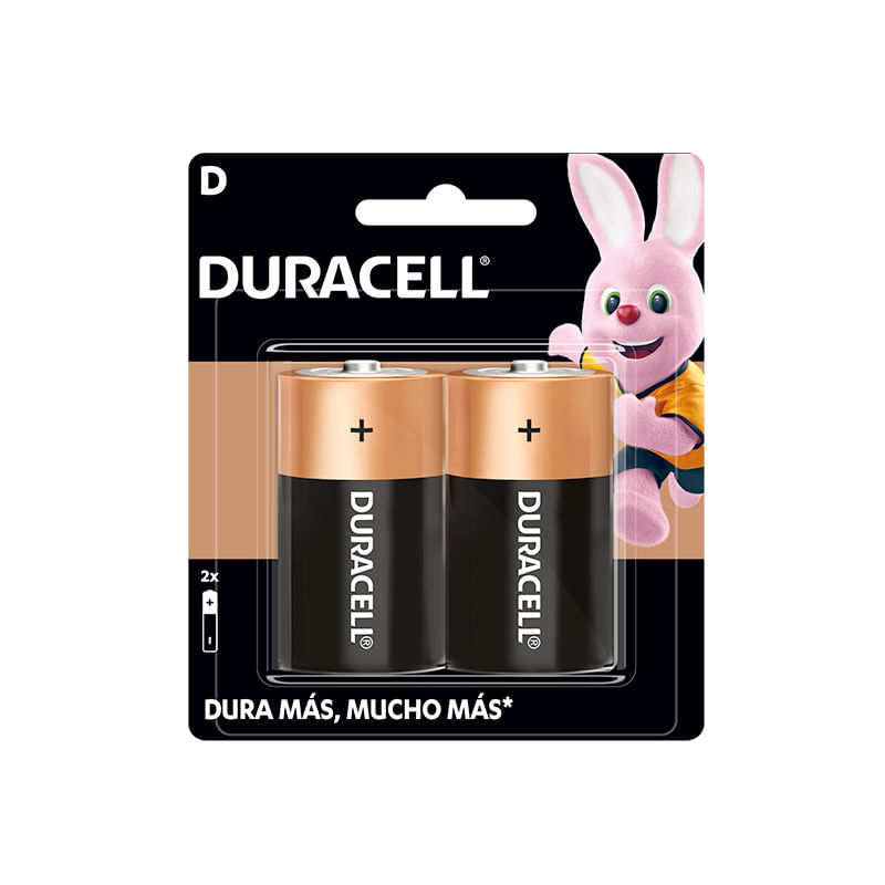 16550 - PILA D DURACELL BLISTER DE 2 PILAS
