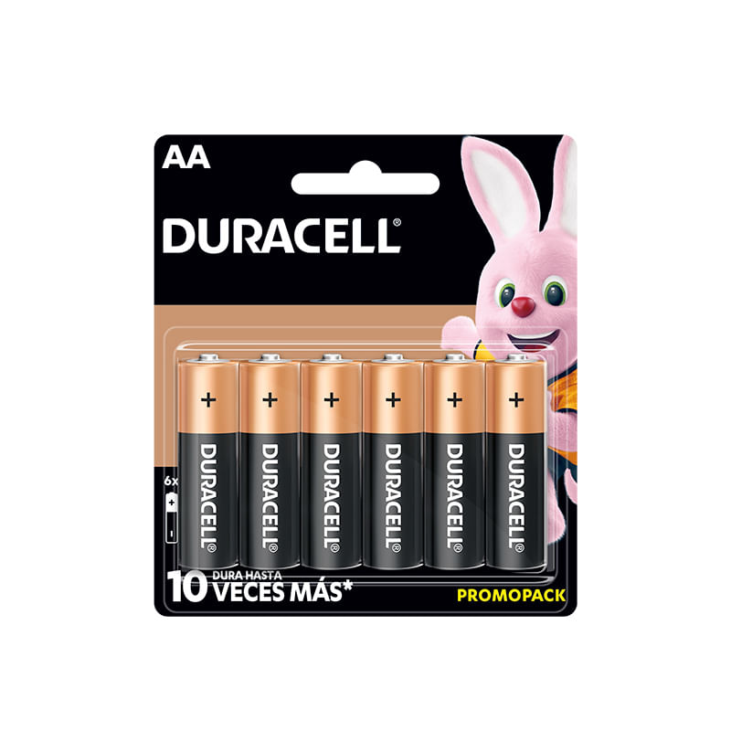 16547 - PILA AA DURACELL 4 PILAS + 2 GRATIS
