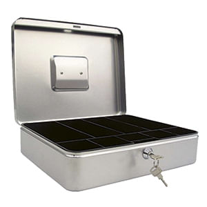 13914 - CAJA METALICA PARA DINERO EJECUTIVA GRANDE