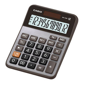 21231 - CALCULADORA ESCRITORIO CASIO MX-120B 12DIG CHICA SOLAR/BATERIA