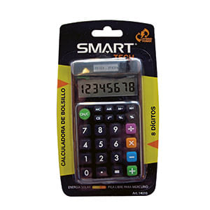 21237 - CALCULADORA BOLSILLO 8DIG HYBRID BLT