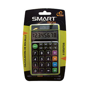 21240 - CALCULADORA BOLSILLO 8DIG HYBRID BLT