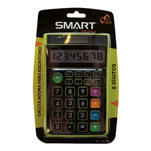 21242 - CALCULADORA ESCRITORIO 8DIG CHICA HYBRID BLT