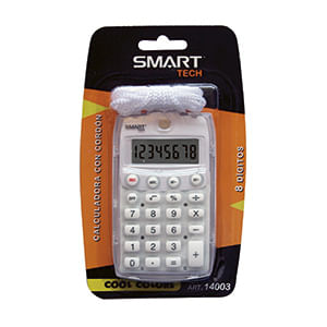 21244 - CALCULADORA BOLSILLO 8DIG CON CORDON COOL BLT