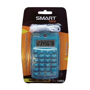 21245 - CALCULADORA BOLSILLO 8DIG CON CORDON COOL BLT