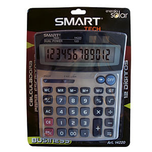 13974 - CALCULADORA ESCRITORIO 12DIG GRANDE SOLAR/PILAS BUSINESS BLT
