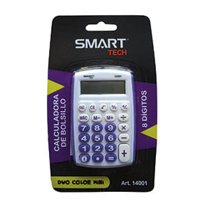 21259 - CALCULADORA BOLSILLO 8DIG PILAS DUO COLORS BLT