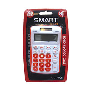 21261 - CALCULADORA BOLSILLO 8DIG SOLAR/PILAS DUO COLOR BLT