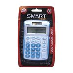21263 - CALCULADORA BOLSILLO 8DIG SOLAR/PILAS DUO COLOR BLT