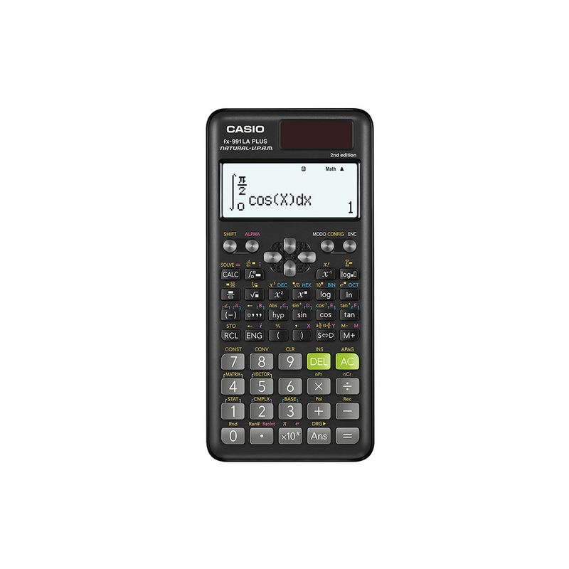 13982 - CALCULADORA CIENTIFICA CASIO FX-991LAPLUS2 10+2DIG 417 FUNC NEGRA