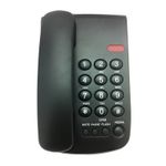 15730 - TELEFONO ALAMBRICO REMARCADO, FLASH, NEGRO