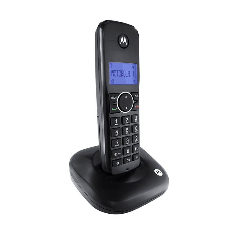 TELEFONO INALAMBRICO MOTOROLA MOTO500ID, INDENTIFICADOR,COLOR NEGRO