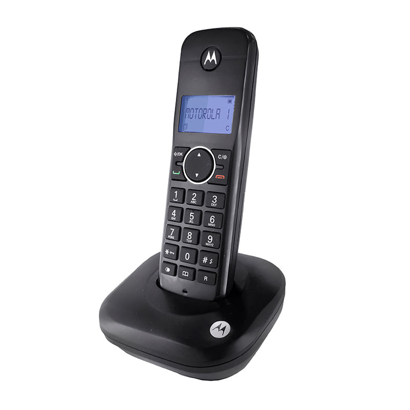TELEFONO INALAMBRICO MOTOROLA MOTO500ID, INDENTIFICADOR,COLOR NEGRO