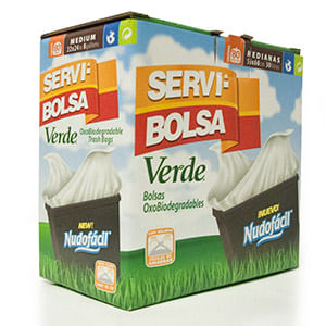 13384 - BOLSA PARA BASURA INST MEDIANA BLANCA 55X60 C/80PZAS