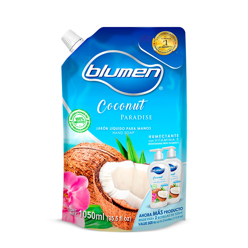 Jabon Liquido Blumen Coconut Paradise Pouch 1050ml 4072334 7794