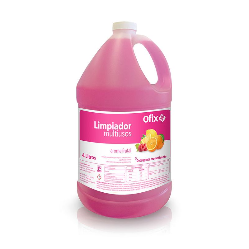 16738 - LIMPIADOR LIQUIDO MULTIUSOS FRUTAS CITRICAS OFIX 4 LT