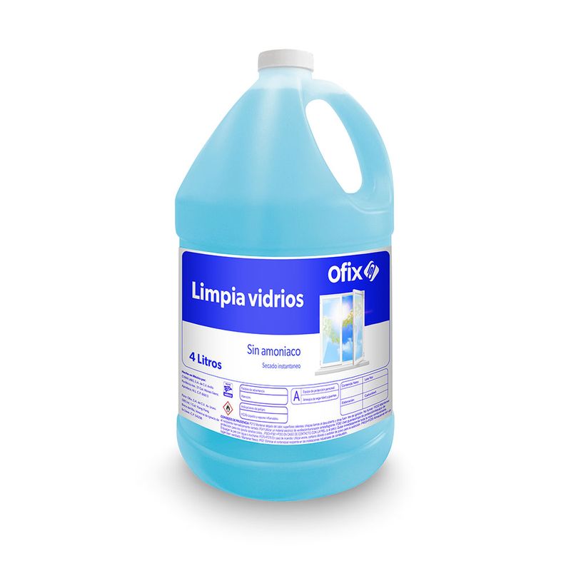 16732 - LIMPIA VIDRIOS SIN AMONIACO SECADO INSTANTANEO OFIX 4 LT