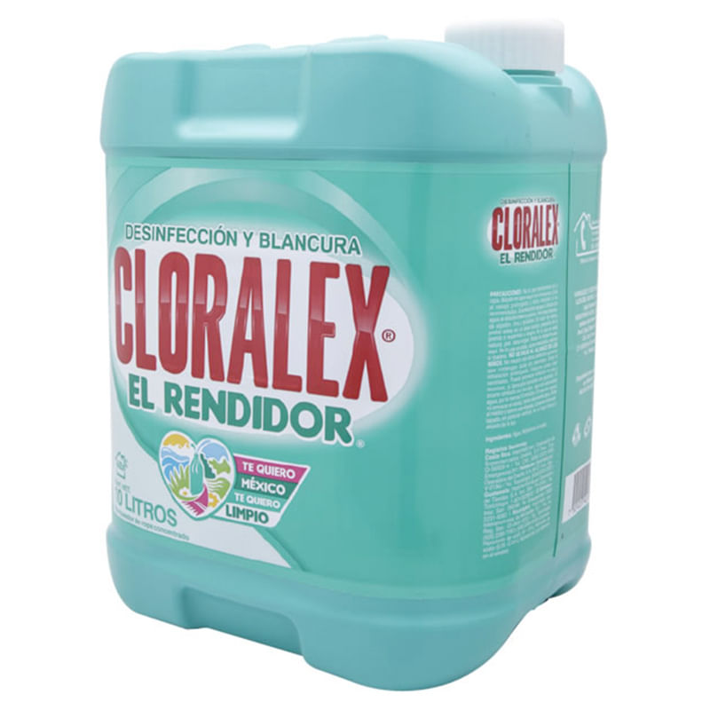BLANQUEADOR LIQUIDO DESINFECTANTE CLORALEX 10L