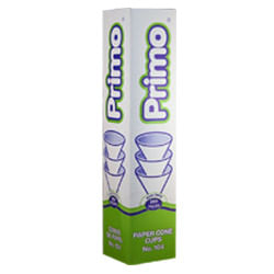 16806 - VASO CONICO DE PAPEL STANDARD C/250PZAS #104