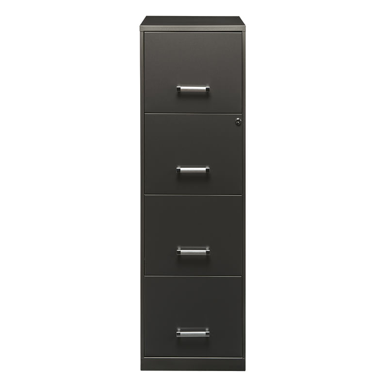 11481 - ARCHIVERO METAL 4 GAV 18" CHARCOAL METALICO CARTA