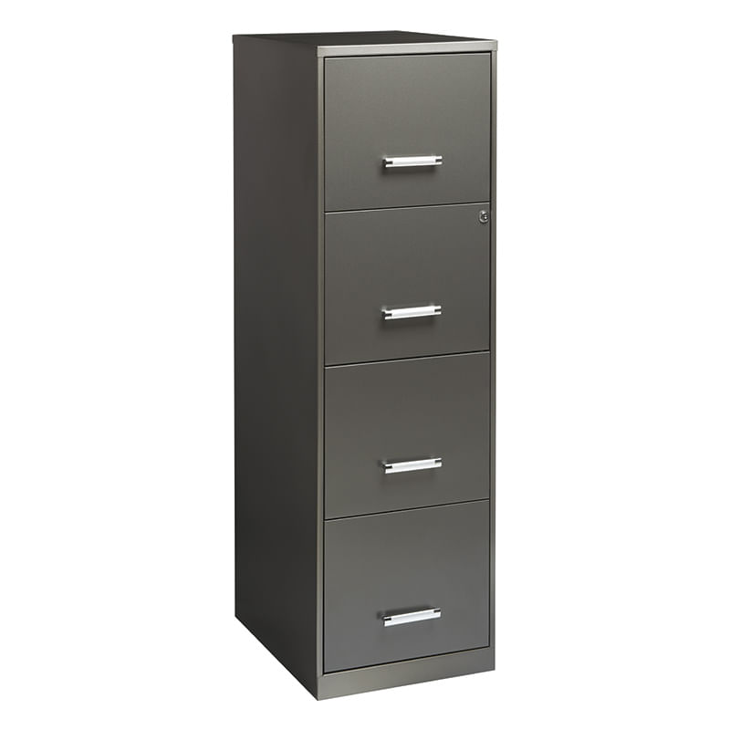 21563 - ARCHIVERO METAL 4 GAV 18" CHARCOAL METALICO CARTA