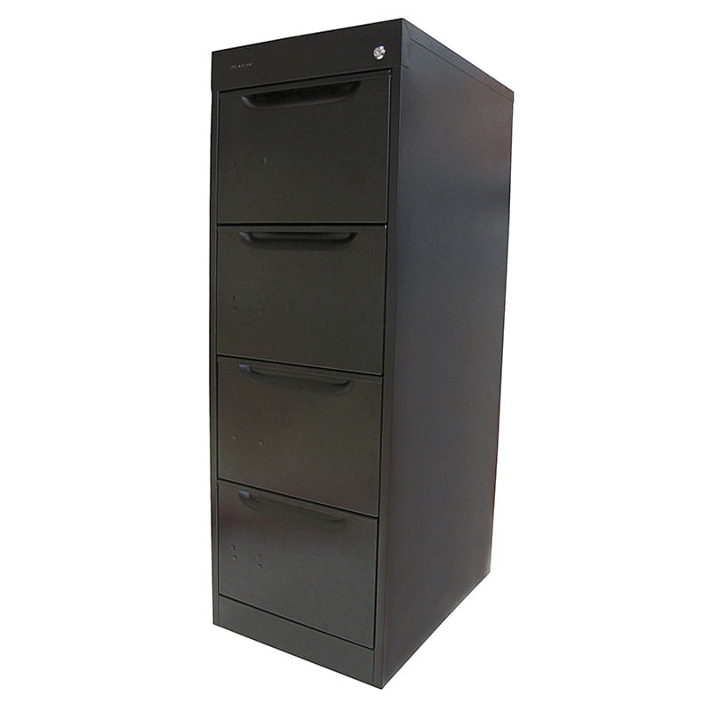 11516 - ARCHIVERO METAL 4 GAV 24" NEGRO OFICIO