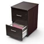 21596 - ARCHIVERO ALTO 2 GAVETAS WENGUE